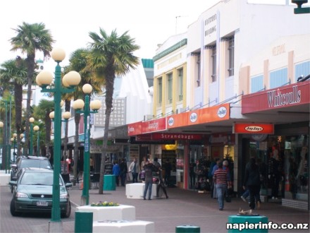 Napier Main Street Shopping Promenade